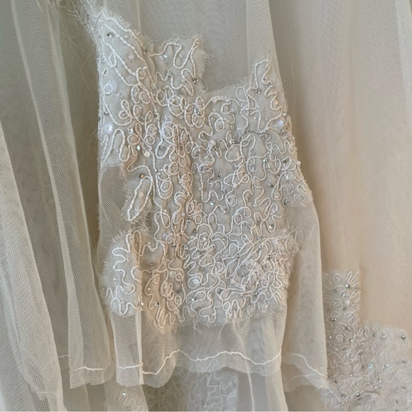 Vintage 90s Newport News Sheer Slip Dress - Picture 12 of 16